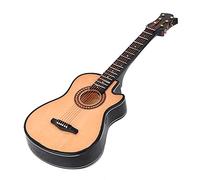 Hztyyier Classical Guitar Model Exquisite Craftsmanship Miniature Wooden Guitar for Music Room Decoration Gifts (20cm)