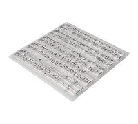 Hztyyier Clear Stamps, Transparent Music Notes for Craft Scrapbooking Card Making Art Decoration