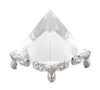 Hztyyier Crystal Pyramid, Quartz Energy Generator for Meditation Yoga Healing Decor