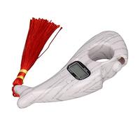 Hztyyier Digital Finger Counter for Prayer, 4.7in Buddha Beads Counter for Buddhist Meditation, Relaxation, Active Fingers (White)