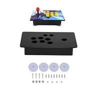 Hztyyier DIY Panel Acrylic Inclined+Joystick Case Replacement for Game, Acrylic Panel and Case DIY Set Kits Replacement
