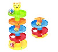 Hztyyier Durable Ball Drop Roll Swirling Twirling Toy Toy to Develop the Fine Motor Skills and the Ability to Solve the Problem That Adds Children's Older Than 6 Months (Puzzle ball)