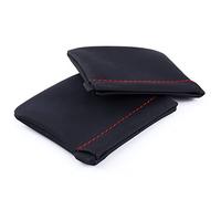 Hztyyier Earphone Carry Bag PU Leather Compact Case for On-The-Go Traveling Storage, for Earbud, Charger, Keys, Jewelry Travellers