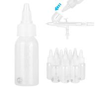 Hztyyier Empty Paint Bottle with Scale, 30ml, Corrosion Resistant Squirt Container