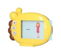 Hztyyier English Card Reader, Educational Interactive Toy for Children, Vocabulary Building and Reading Functions for a Great Learning Experience for the Whole Family, 60 Flash Cards Included, Ages