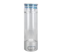 Hztyyier Hydrogen Rich Water Cup Detachable 350ml Clear Hydrogen Water Bottle for Home Fitness Office (Silver)
