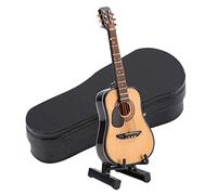 Hztyyier Instrument Ornament Miniature Guitar Ornament Replica Musical Model with Gift Case for Christmas Birthday Gifts(#01) Ornaments