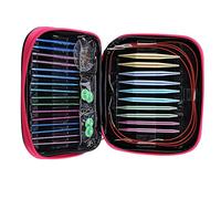 Hztyyier Interchangeable Circular Knitting Needles Set, Aluminium Ring Set for DIY Craft