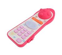 Hztyyier Learning TV Remote Toy with Enchanting Light Effects, Portable Baby Remote Control Toy for Developing Motor Skills