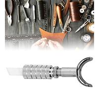 Hztyyier Leather Craft Ceramic Swivel Knife Smooth Carving Vane/Wing for Tool Set, Adjustable Range Suitable for Fine Leather Pattern Carving, for Craft Enthusiasts Material: Brass+Ceramic (#2)
