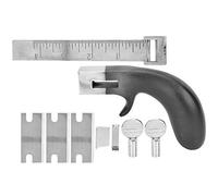 Hztyyier Leather Strap Cutter, Professional Belt Cutting Tool with Aluminium Handle for DIY Leather Craft