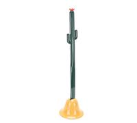 Hztyyier Long Handle Shoe Horn, Creative Plant Shaped Design Dual Purpose Decor No Bend Solution for Seniors, with Sturdy PP Material, for Home Use (Green)