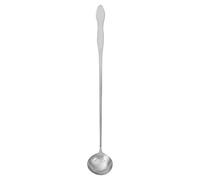 Hztyyier Long Handle Spoon Ice Tea Spoon Stainless Steel Iced Teaspoon for Mixing, Cocktail Stirring, Tea, Coffee, Milkshake, Cold Drink(Round Spoon)
