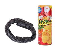 Hztyyier Magic Potato Chip Spring Snade Toys String Props for Halloween and April Fool's Day Roman Tricky Toy for Parties and Laugh Plastic Shown As a Picture