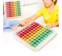 Hztyyier Mathematics Multiplication Table Educational Wooden Toy for Children, Learn Times Table Rules, Suitable for Kids 3 Years and Up, Safe and Durable Wood Material