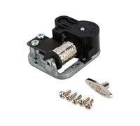 Hztyyier Music Box Movement Clockwork, Silver Plated Musical Movements Parts With Screws Winder Music Box, 45 x 50 x 20 mm (Fur Elise)