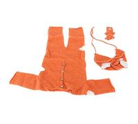 Hztyyier Newborn Photography Clothing Set Soft Knitted Jumpsuit Hat Toy Props for Baby Boys and Girls, Photo Shoot Outfits, 0-3 Months (#5)
