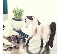 Hztyyier Non - Plastic Horse Model Life Lake Details Educational Entertainment for, Residential Culture (Quart Brown Horse)