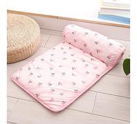 Hztyyier Pet Cooling Mat Scratch-Resistant Summer Bed for Dogs Cats, Pressure-Activated Gel Cooling Pad for Kennels or Sofa, Pink Cherry/Blue Banana, 60 X 40cm (Hztyyierg8h7bqraon-10348065)