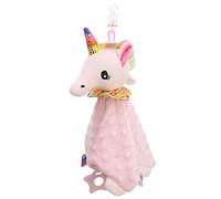 Hztyyier Plush Comforting Toy for Baby 0-36 Months Old, Calm Down and Appease The Towel for Good Sleep (Roseate)