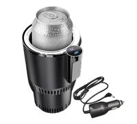 Hztyyier Practical Car Cooler Warmer Cup Auto Cooling and Heating Cup with Car Charger Bracket for User Manual (black)