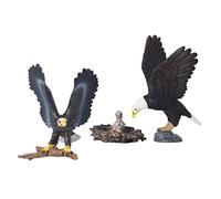 Hztyyier Realistic Figure, Lifelike Bird Animal Figures, Toys, Develop Imagination and Creativity, Pack of 3 Plastic for Safe Role Play