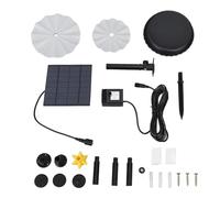 Hztyyier Solar Water Powered Pump Kit, Solar Fountain Pump with ABS Material for Bird Bath Garden Backyard Pool Fish Tank