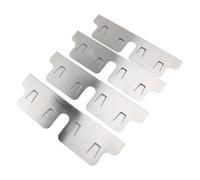 Hztyyier Stainless Steel Adjustable Stove Counter Gaps Cover Heatproof for Kitchen Silver, Easy to, 2 Pairs Stove Gaps Filler