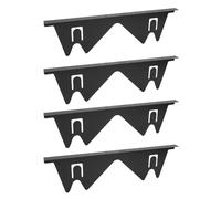 Hztyyier Stainless Steel Adjustable Stove Cover Conveniently Guards Countertop for Kitchen Stove Filler Oven, 4Pcs Suitable for Different Countertops