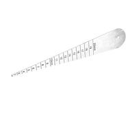 Hztyyier Stainless Steel Feeler Gauge, Durable Measuring Tool 2-20mm for Precision Measurements in Rail Gaps