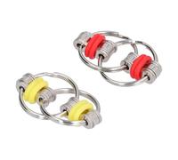 Hztyyier Stainless Steel Flippy Chain Keychain Stress Relief for Adults, Anxiety and ADHD Decompression Toy for Social Gathering and Habit Breaking