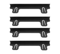 Hztyyier Stainless Steel Stove Cover Set Effective Dirt Prevention for Kitchen Counter Stainless Steel Stove Cover for Modern Kitchen Material:, Color: Black [2 Pack]