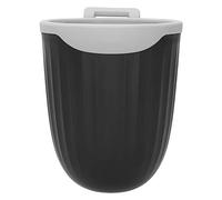 Hztyyier Stroller Cup Holder Adjustable Milk Bottle Holder for Baby Stroller, Easy Installation, 360-Degree Rotation, for Wheelchair Electric Scooter, Safe PP Plastic (Classic Black with Gray)