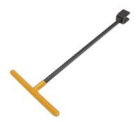 Hztyyier T Handle Curb Key, Water Meter Key Tool for Valves Faucets Mains Water Key Water Shut Off Key (Yellow)