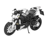 Hztyyier The Ultimate 1:12 Scale Alloy Motorcycle Model Realistic Display Collection Kids Toy for Children Suitable for Room Decoration (Silver)