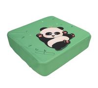 Hztyyier Toddler Booster Cushion Portable Cartoon Kids Thick Chair Pad for Dining Table Heightening Non Slip, for Family Dinners and Restaurants, Water Resistant Polyester Fiber Material (Green