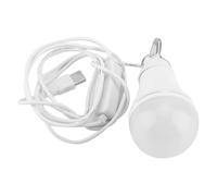 Hztyyier USB LED Bulb Light, Rechargeable Emergency Bulb Portable Hook Light with 3 Color Modes for Camping Hiking Home Reading (10W)