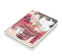Hztyyier Writing Journal Notebook, 224 Sheets, 14.5x10.4 cm Pocket Size, Japanese Cartoon Design, Multiple Paper Types, College School Daily Journal with Calendar Pages, Cooking Theme