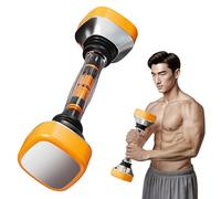 Hzuisst Dumbbells, Hand Weights, 10-30kg Adjustable Resistance Shaking Weight Dumb Bells, Anti Slip & Anti Roll Home Gym Fitness Exercise Workout Strength Training for Women & Men