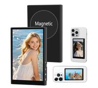 hzuisst Phone Vlog Selfie Monitor Screen, 1080P Selfie Monitor Screen for iPhone & Android, Wireless Sync Rear Camera with Magnetic Phone Holder, Bluetooth Remote Control for Vlog Live Stream TikTok