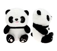 HZUIZXYO 2 Pcs panda plushies-Emotional support On Demand,Panda Plush for Emotional Support Realistic Plush Toy with Hugging Design Companion Toy for Sleep
