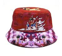 (HZW 12) One Piece Anime Fisherman Hat Cartoon Luffy Chopper Zoro Men's Outdoor Casual Hat Children's Cool Sunshade Hat Boy Festival Gift