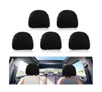 HZXCDRV Car Headrest Covers 5Pcs, for Suzuki Jimny SX4 Swift Vitara Kizashi Ignis Livio S-cross Dustproof Car Head Rest Covers Washable Head Rest Protector Cover with Elasticated Hems
