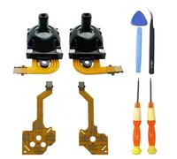Hzxkqmil Analog Joysticks Replacement for PlayStation Portal Remote Player, Left/Right Joystick Accessories + Button Flex Cable Repair Parts for PS Portal Console