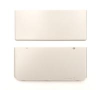 Hzxkqmil Replacement Front Back Shell Upper & Lower Housing Case Cover DIY Faceplate Plates Accessories for Nintendo New 3DS Console, White