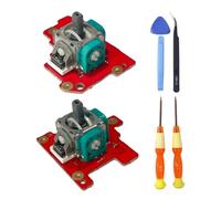 Hzxkqmil Replacement Joystick Module for ASUS ROG Ally X/ROG Xbox Ally/ROG Xbox Ally X Handheld, Analog Thumbstick Accessories Anti-Drift Thumb Stick Repair Tools, Left + Right