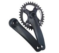 HZXQCVB 152mm/165mm/170mm 104BCD Square Taper Mountian Bike Crankset With 30T/32T/34T/36T/38T/40T Narrow Wide Tooth Chainring For 8/9/10/11 Speed Aluminum Alloy(152mm-42T)