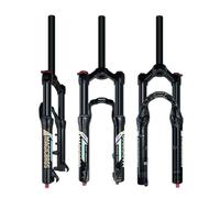 HZXQCVB 20 24inch Mountain Bikes Fork 90/120mm Travel Bikes Air Suspension Fork 1-1/8" Straight Quick Release 9mmx100mm Front Forks Rebound Damping Disc Brakes(20'')