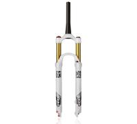 HZXQCVB 26/27.5/29'' MTB Air Suspension Fork Rebound Adjust Mountain Bike Front Fork 1-1/8'' Straight/Tapered Steerer QR 9x100mm Disc Brake(26in Tapered,140mm)