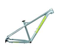 HZXQCVB 26/27.5/29er Mountain Bike Hardtail Frame 15.5/17/18" Aluminum Alloy Disc Brake Frame 12 X 142mm Thru-Axle Internal Routing BSA BB 73mm(Cyan,S-394mm)